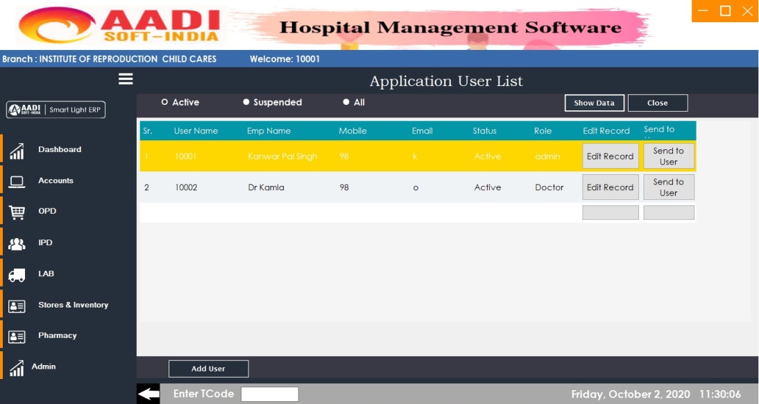 Nursing Home, Hospital , Clinic Software  Manali Himachal Pradesh